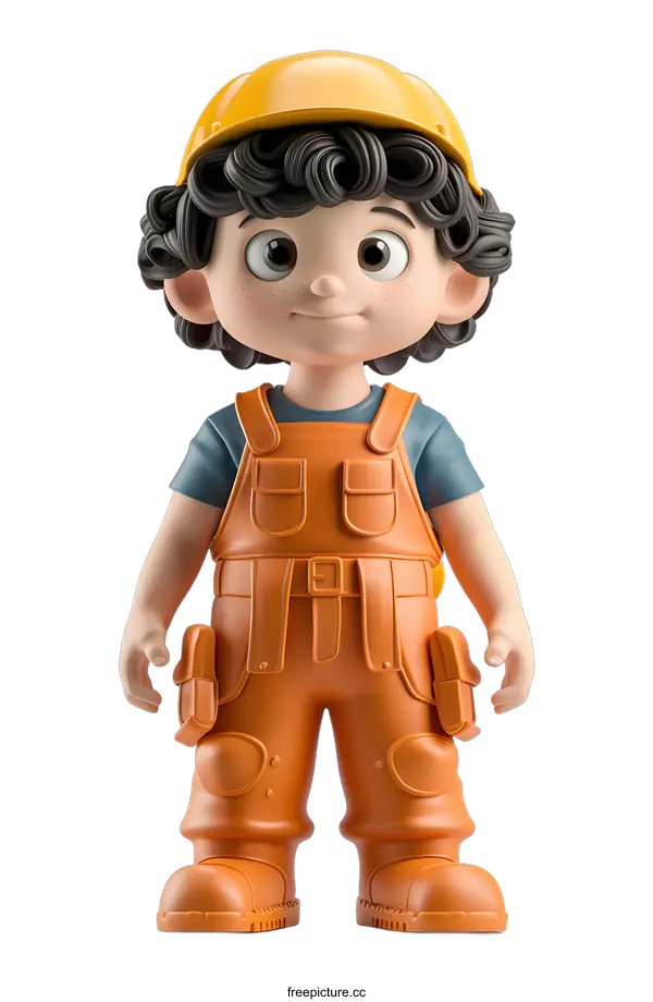 [Transparent Background PNG]Construction worker