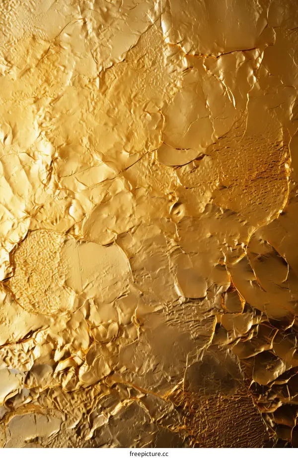 Golden Abstract Art Background