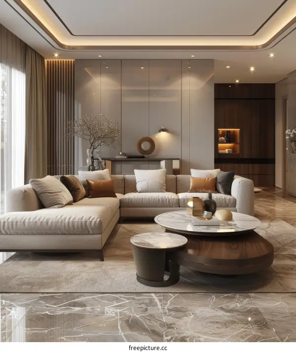 Modern and Minimalist Living Room