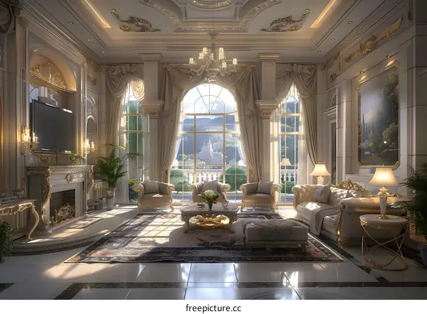 Luxurious living room