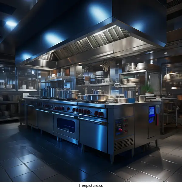 Stainless Steel Commercial Kitchen