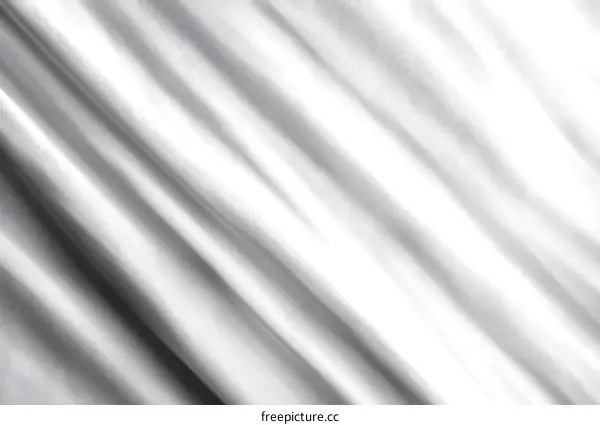 Elegant White Fabric Drape Texture