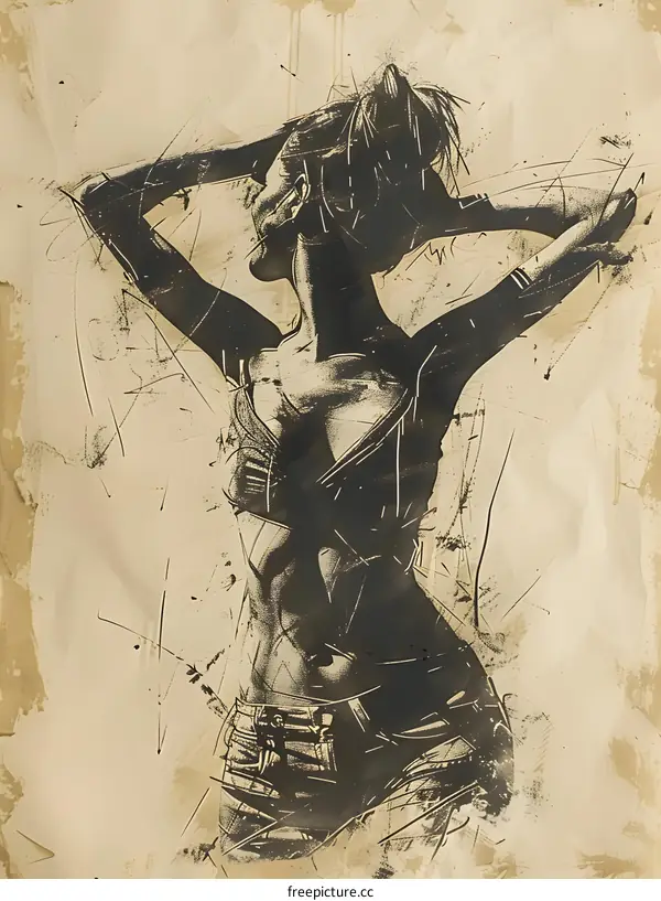 Abstract Woman Portrait