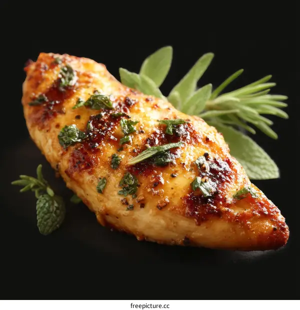 Delicious Roasted Chicken Breast with Herbs