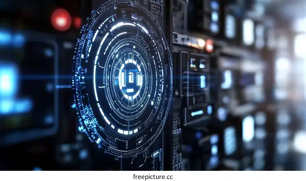 Futuristic Technology Interface