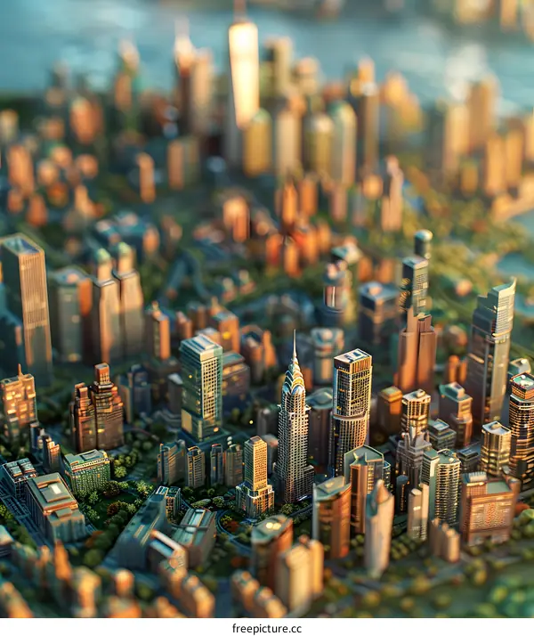 Cityscape in 3D