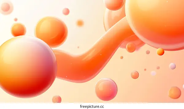 Abstract Colorful Organic Forms