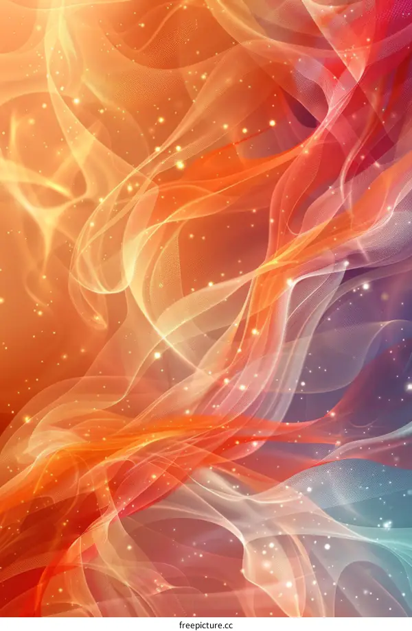 Abstract Symphony of Light, Shadow, Colors, Lines, Forms and Particles