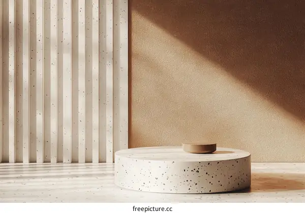 Modern Minimalist Beige Product Display