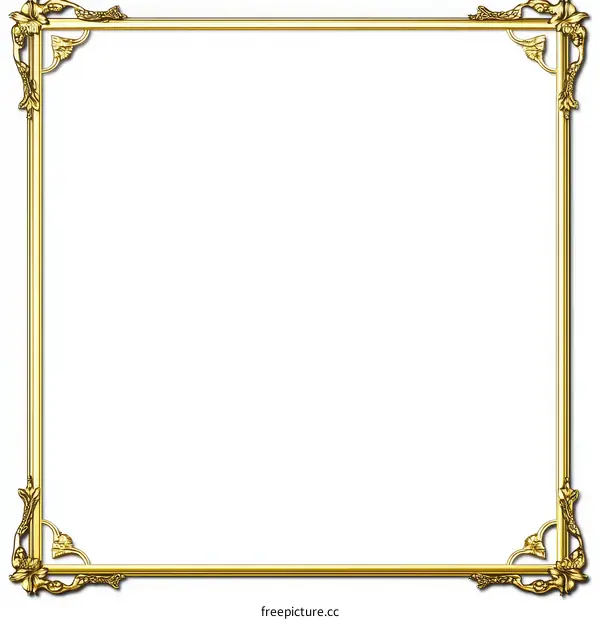 Ornate Gold Picture Frame