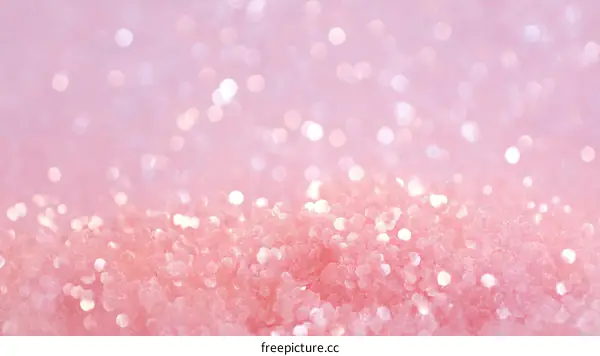 Romantic Pink Glitter Background