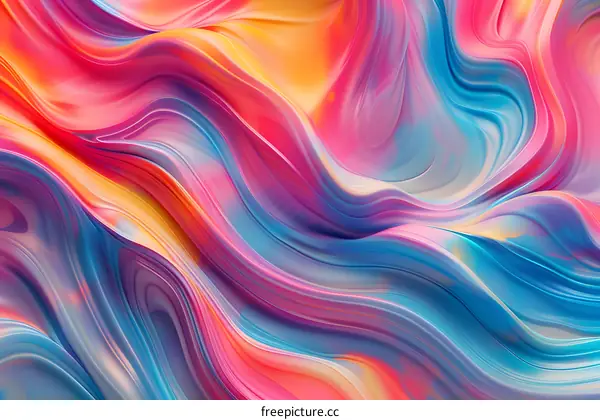 Abstract Colorful Swirls Background