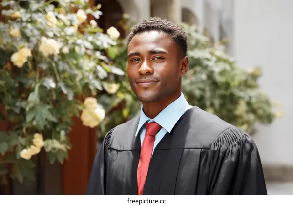 Proud Graduation Student