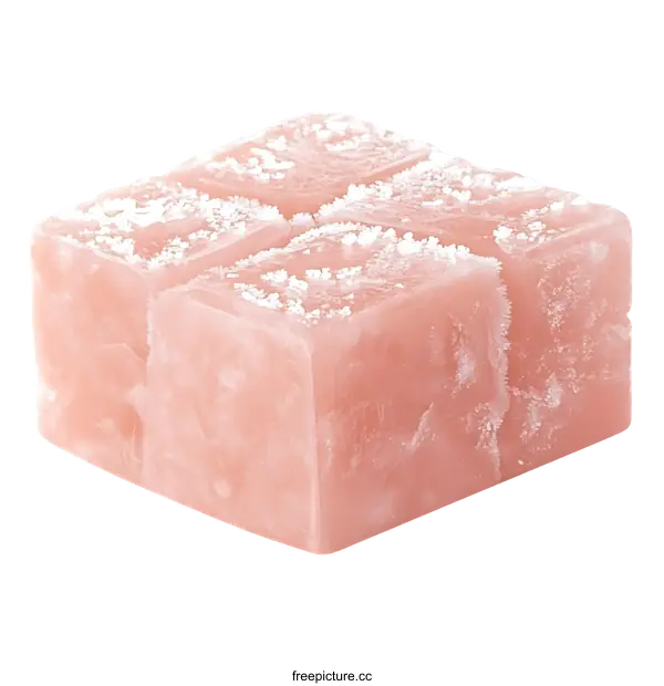 [Transparent Background PNG]Pink Rectangular Aromatic Candle Blocks