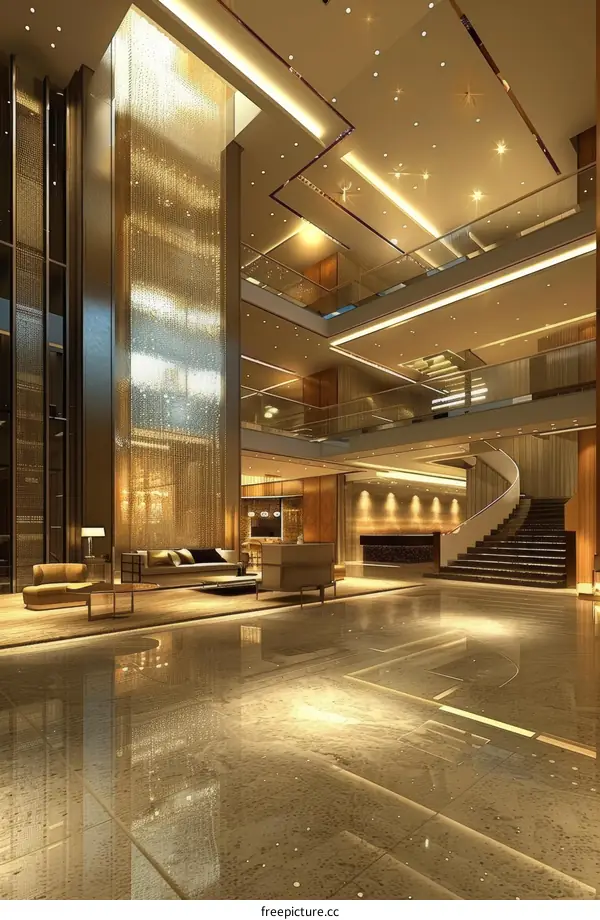 Luxury Hotel Lobby Interior Design