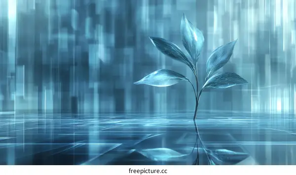 Digital Future Growth Illustration