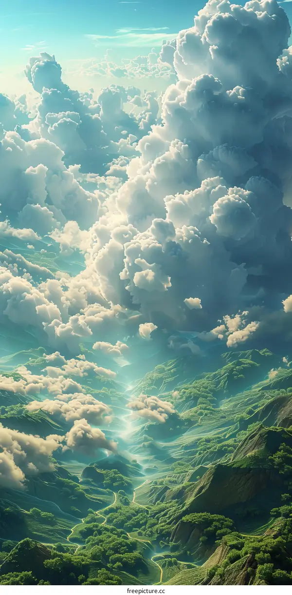 heavenly cloudscape