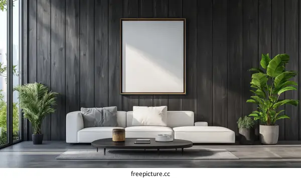 Modern Minimalist Living Room Interior Design