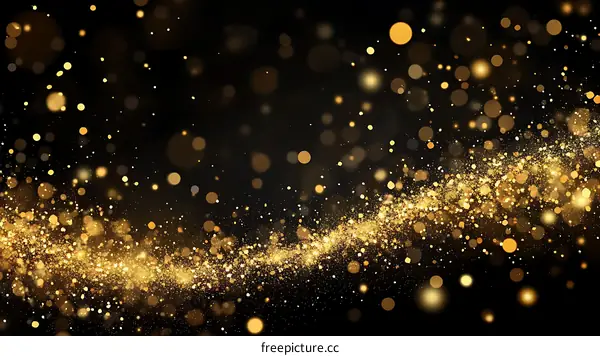 Golden Sparkling Background Design
