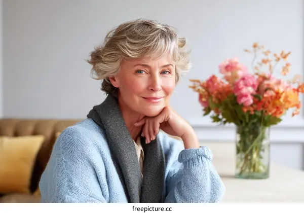 Portrait of a Smiling Senior Woman