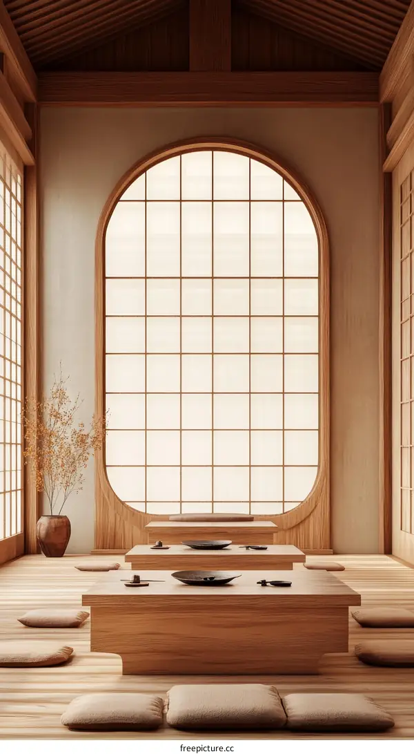 Elegant Japanese Dining Room Interior Design