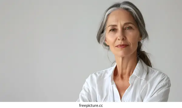 portrait of a confident senior businesswoman