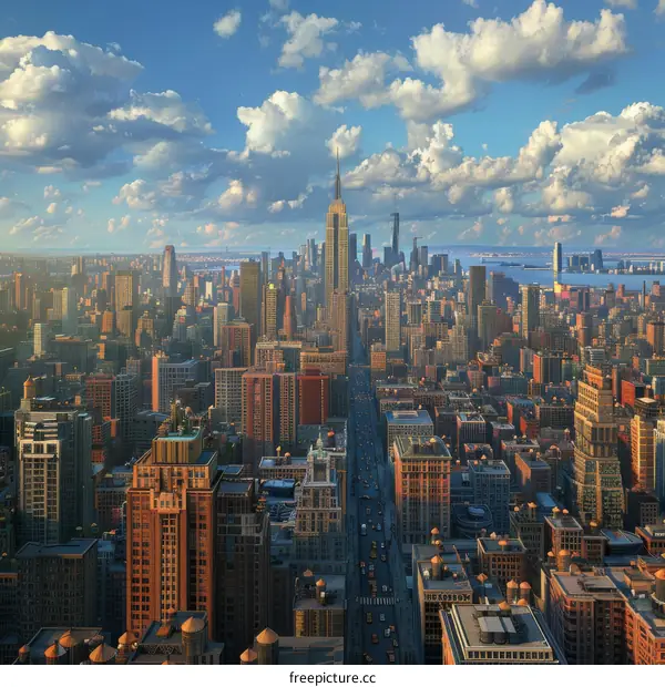 Manhattan Skylines: Modern City Architecture