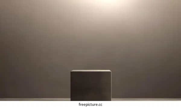 Modern Grey Concrete Display Platform