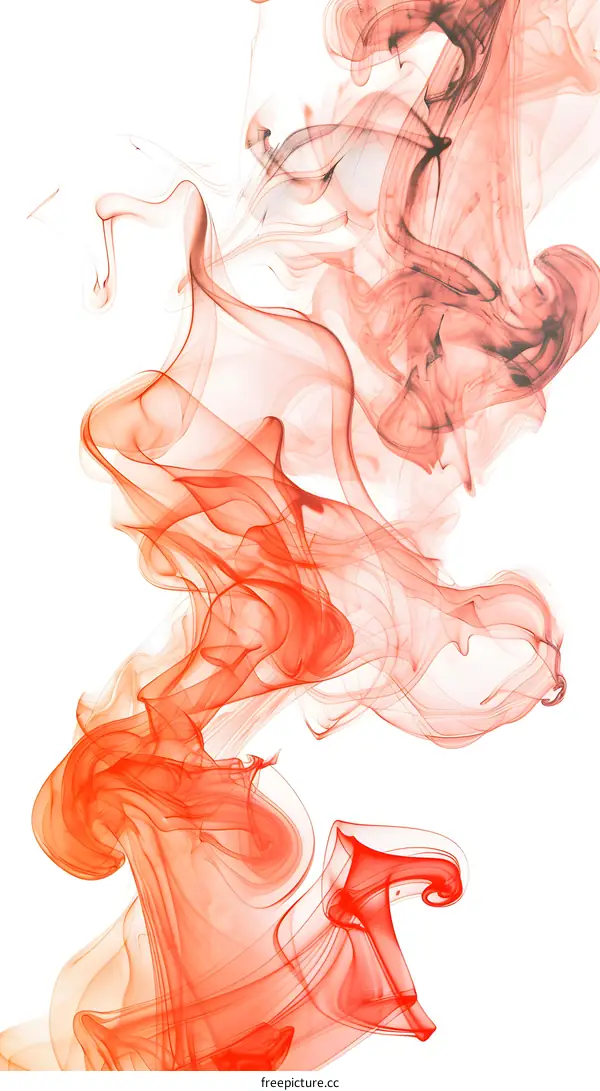Abstract Red Smoke Background
