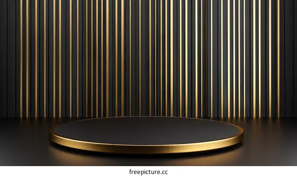 Luxury Black and Gold Product Showcase