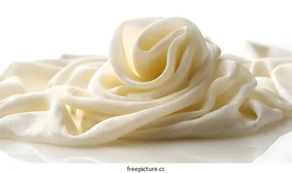 Cream White Fabric Texture Background