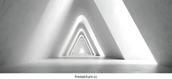 Abstract Architectural Tunnel Corridor