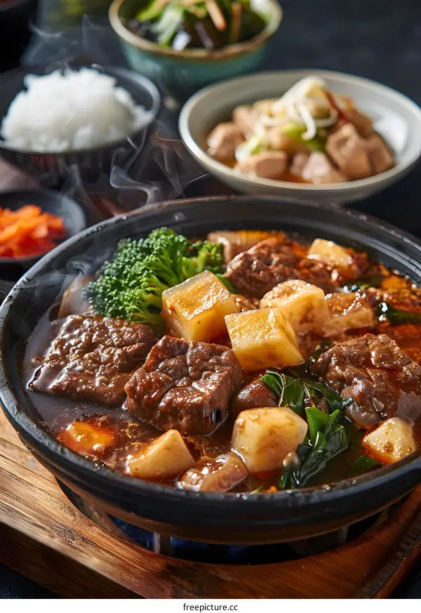 Stewed Beef Brisket with Vegetables