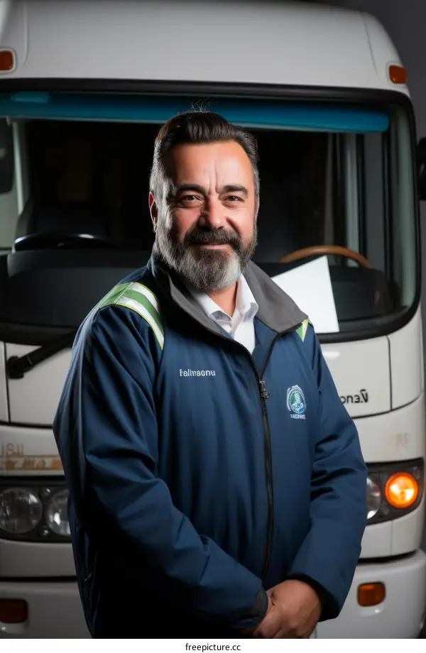 Portrait of a Man in a Blue Jacket