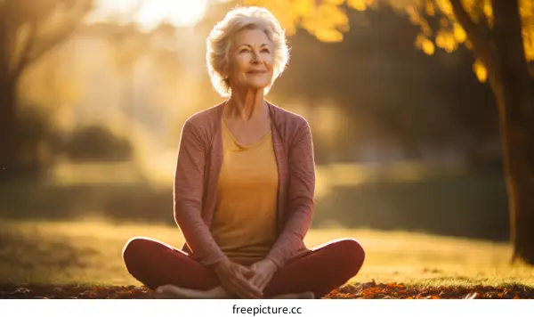 A moment of peace and tranquility in the autumn sun