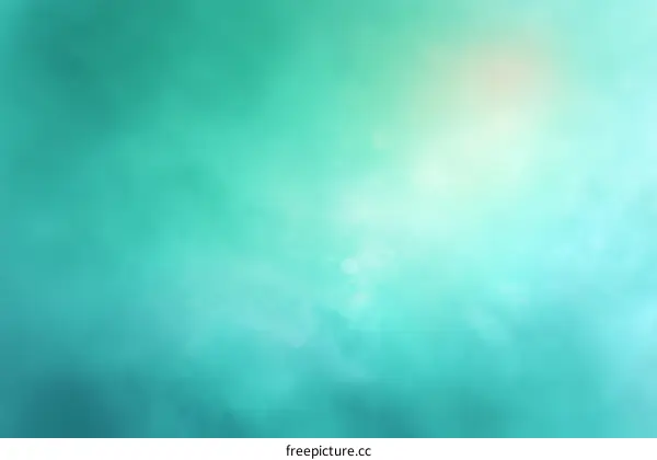 Abstract Soft Teal Sky Background Illustration