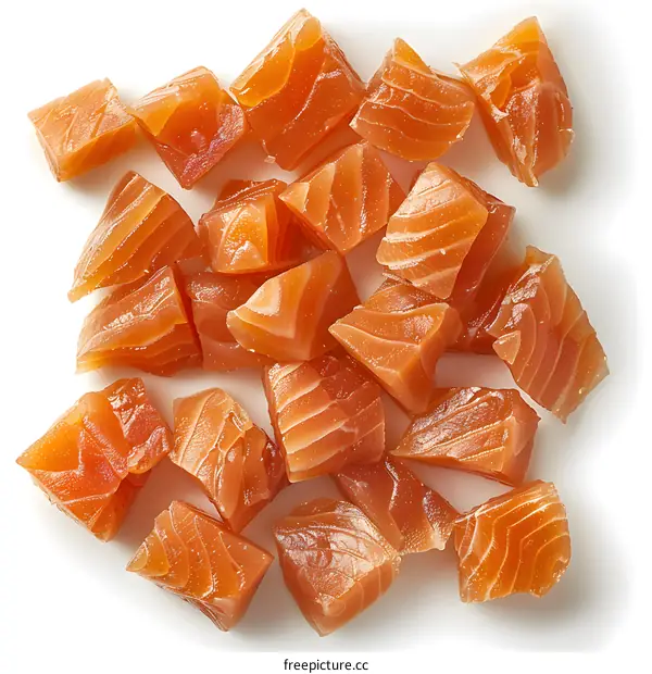 diced orange gelatin
