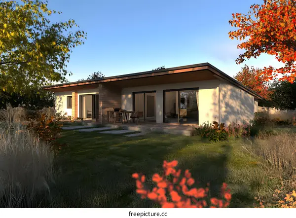 Modern House Design With Garden