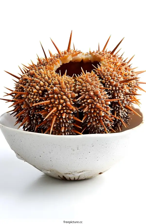 Sea Urchin Shells in a Bowl