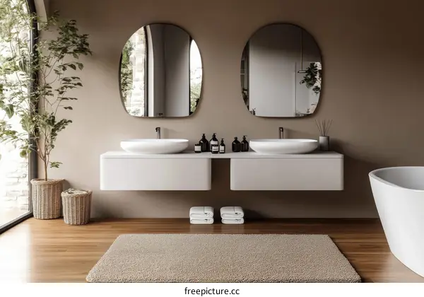 Modern Minimalist Bathroom Interior Design