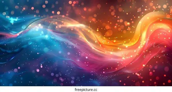 Colorful Wavy Light暈