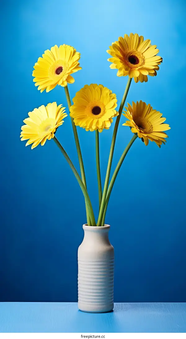 Yellow gerbera flower decoration
