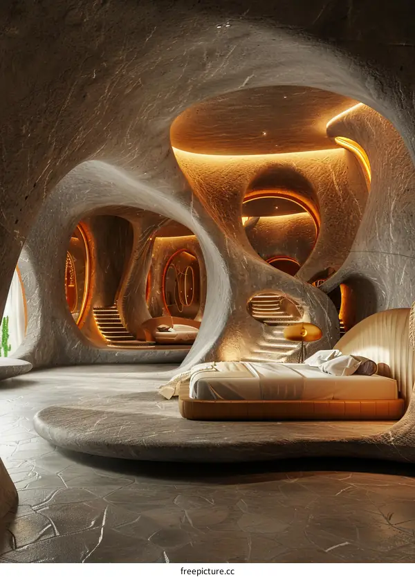 Futuristic Cave Hotel: How Much for a Night?