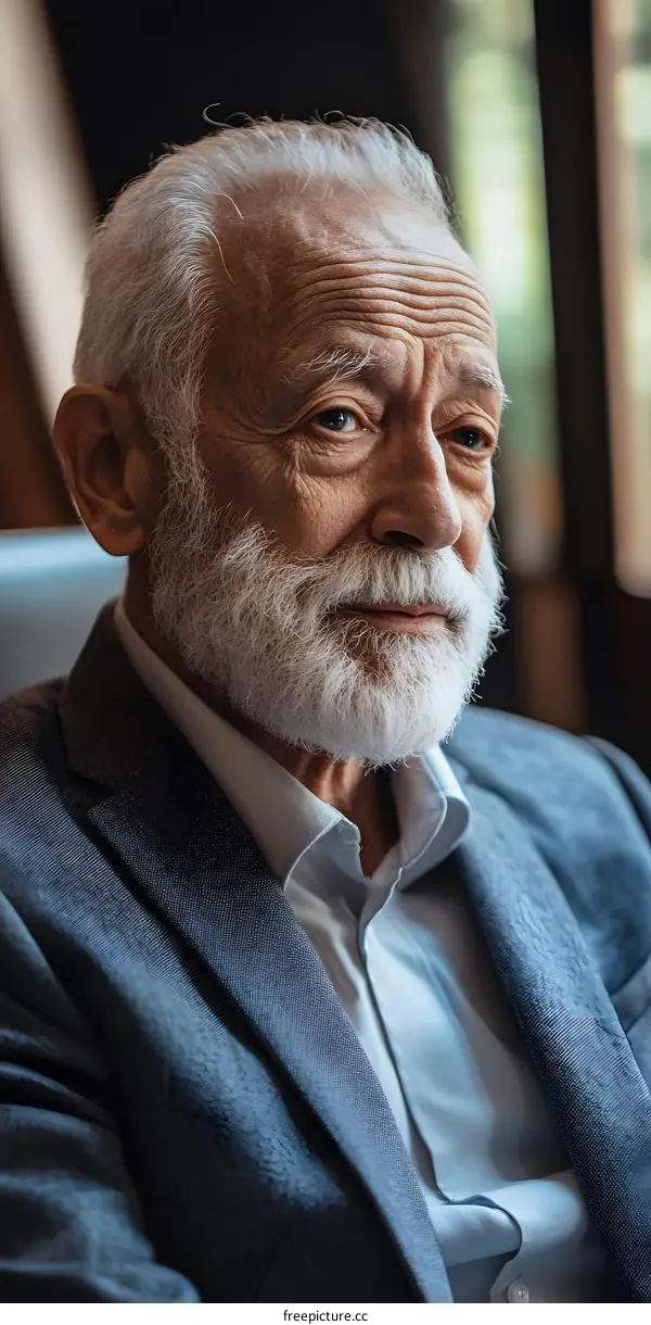 Portrait of an Elderly Man with a White Beard