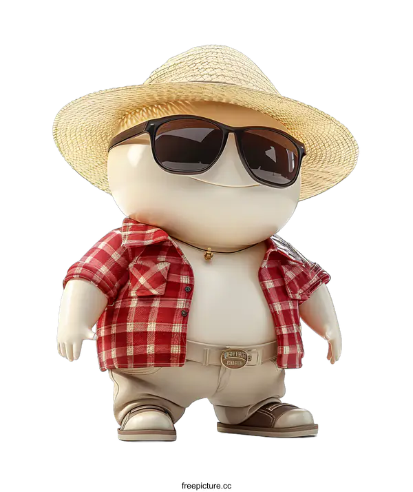 [Transparent Background PNG]Cool Character Summer Vibes