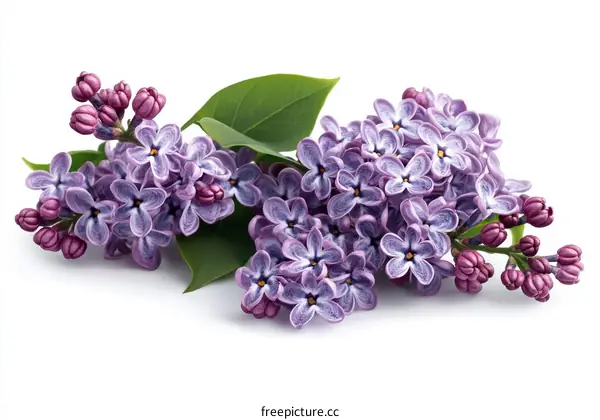 Lilac Blossoms Close-up Floral Arrangement