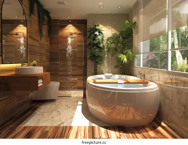 Modern Luxurious Bathroom Interior Design