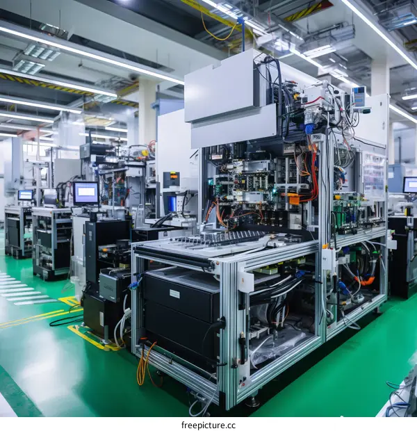 The production line of SMT chip mounter