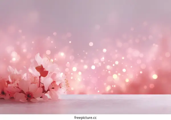 Spring Blossoms Background Image