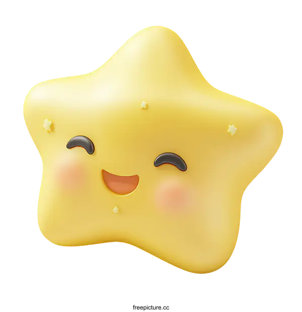 [Transparent Background PNG]Cute Cartoon Star Illustration